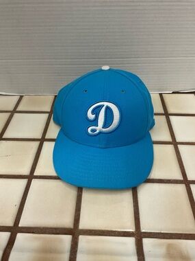 New Era Teal Blue D-Logo Cap
